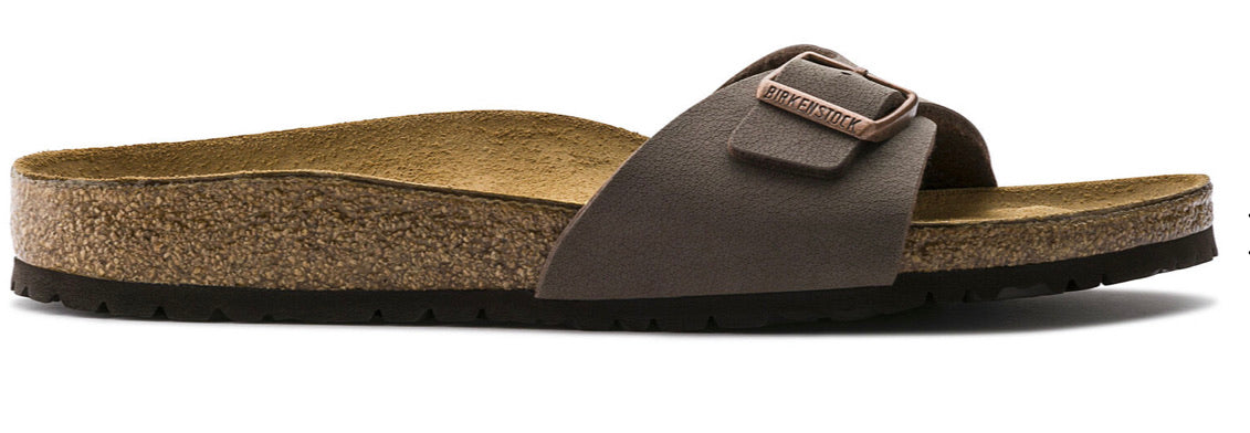 Birkenstock Madrid Nubuck Mocca Birko-Flor Made In Germany