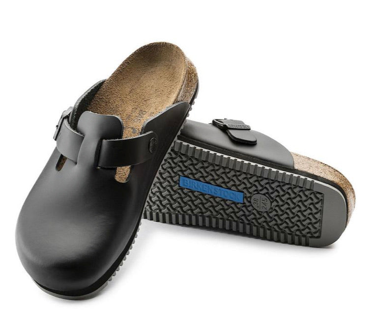 Birkenstock Boston Black Super Grip Made In Germany