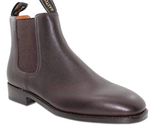 Baxter Horseman Walnut Brown Leather Sole Chelsea Boot