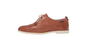 Pikolinos W3V-4828 Santorini Brandy Light Tan 2 Eyelet Shoe Made In Spain