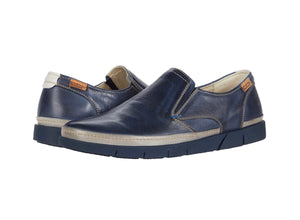 Pikolinos Palamos M0R-3203C1 Blue Leather Slip On Made In Spain
