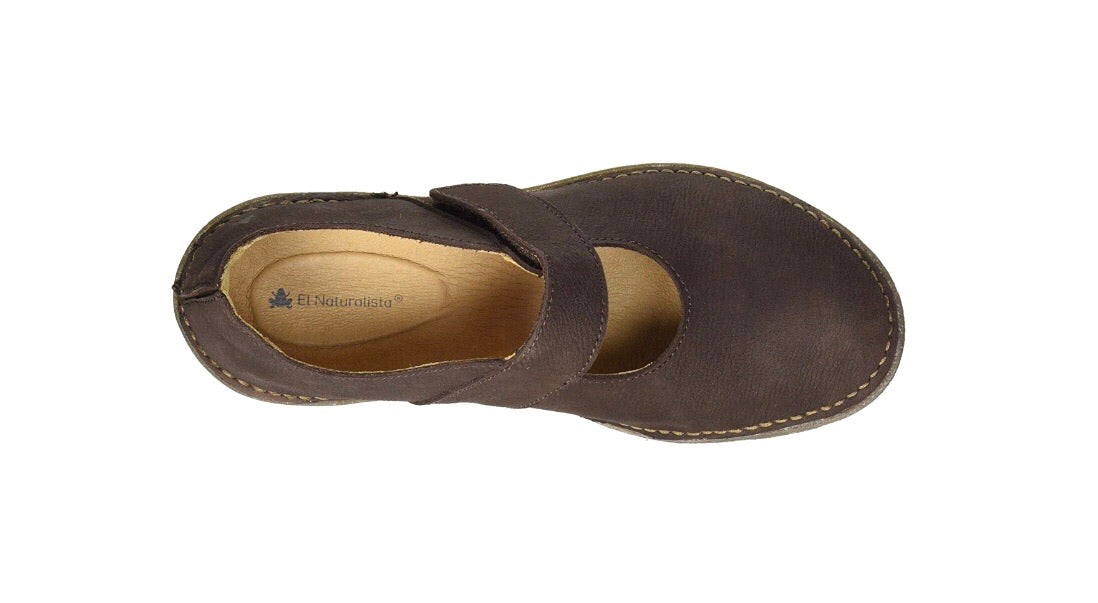 El Naturalista Warao 5780 Brown Mary Jane Velcro Made In Spain