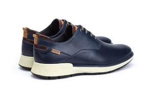 Pikolinos Busot M7S-4388 Blue 4 Eyelet Mens Shoe Made In Spain