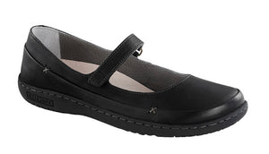 Birkenstock Iona Black Leather Mary Jane