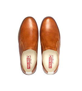 Pikolinos Palamos M0R-3203C1 Brandy Leather Slip On Made In Spain