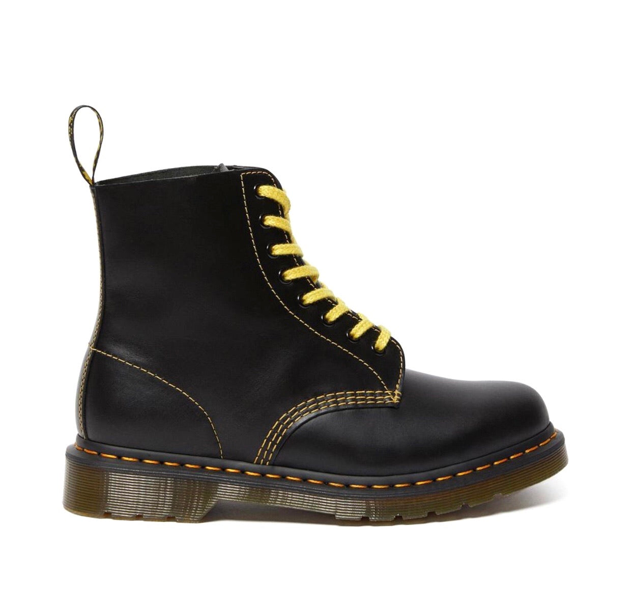 Dr. Martens 1460 Pascal Dark Grey Atlas Ankle 8 Eyelet Boot