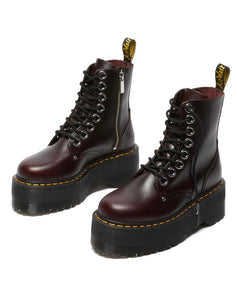 Dr. Martens Jadon Max Oxblood Atlas Zip 8 Eyelet Ankle Boot