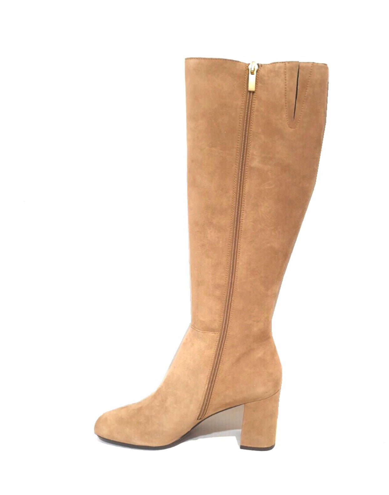 Bruno Premi I3003G Sand Camoscio Suede Leather Zip Knee High Boot