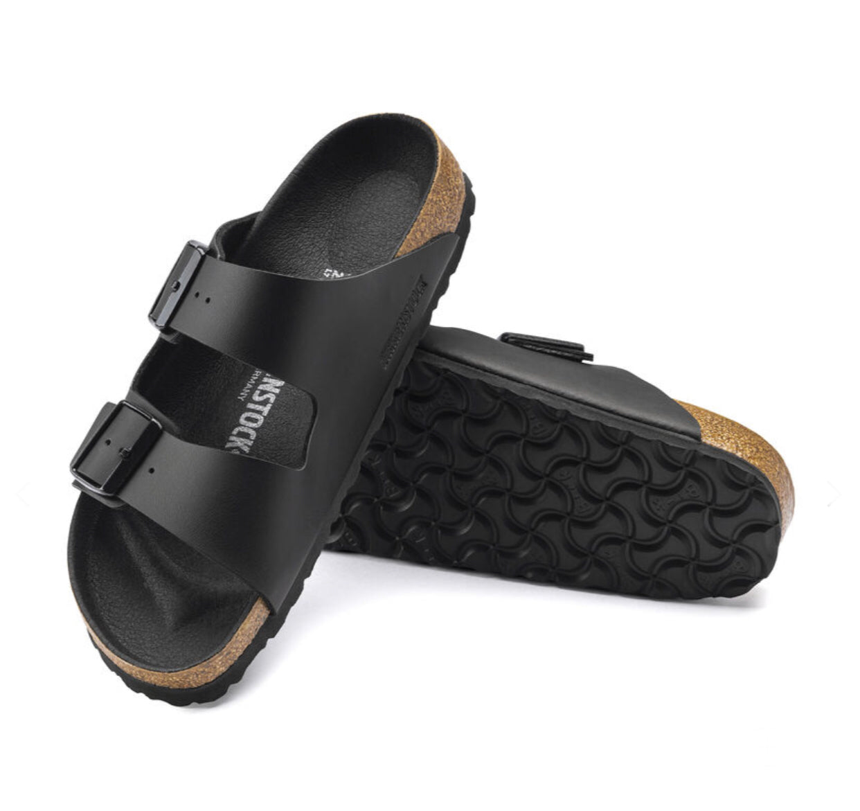 Birkenstock Arizona Semi Exq Black Birko-Flor Vegan Made In Germany
