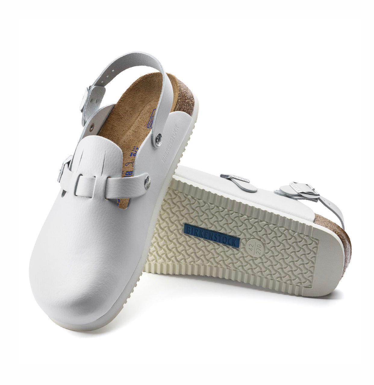 Birkenstock Kay White Super Grip Soft Footbed Made In Germany