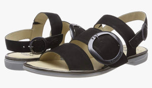 Fly London CODO006FLY Black/Bronze Cupi/Idra Women's Flats Sandals Made In Portugal