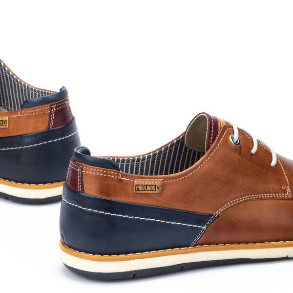 Pikolinos Jucar M4E-4104C1 Brandy Light Tan 3 Eyelet Shoe