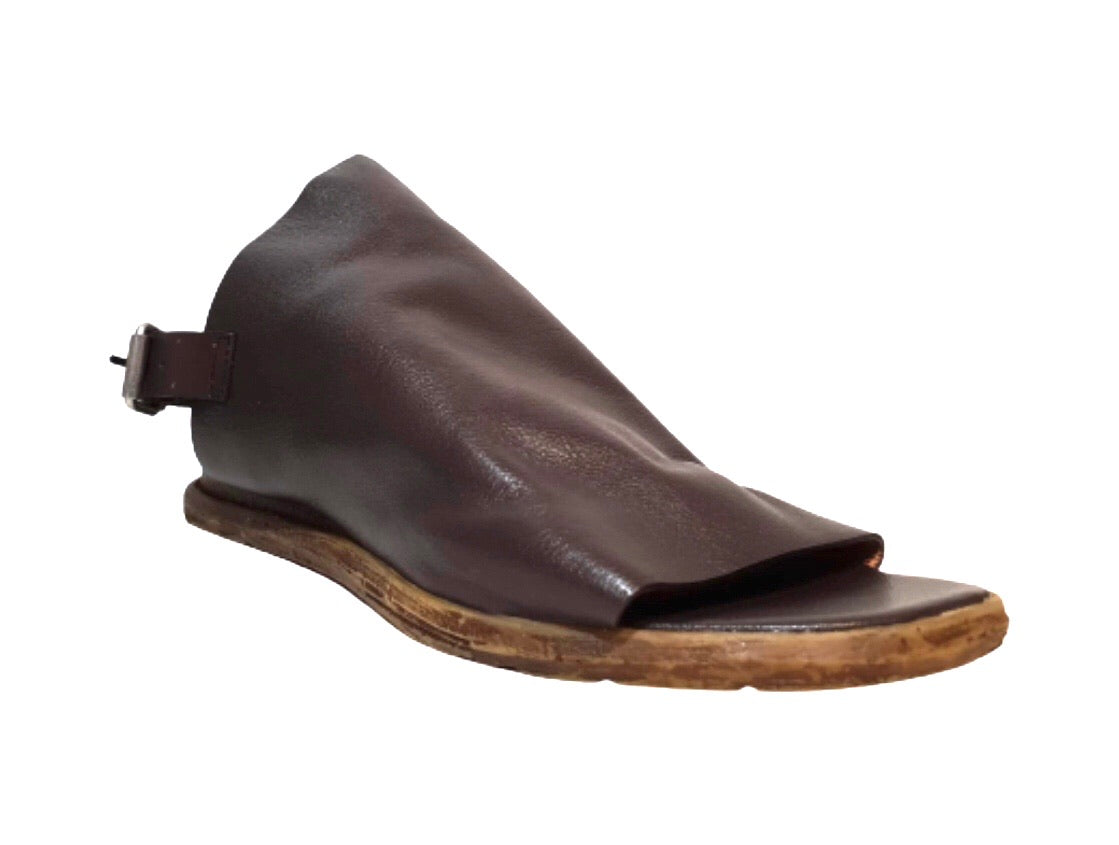 Martini Marco T0303 Caffee Brown Women's Flats Sandals Made In Romania