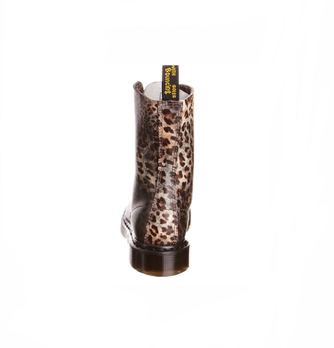 Dr. Martens 1490 Leopard Print 10 Eyelet Boot