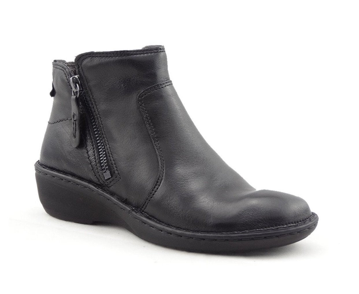 Relax Black 291-002 Double Zip Ankle Made In Albania