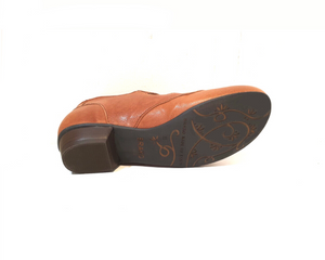Brako 6480 Cuero Light Tan Rock Bem Leather Court Shoe Made In Spain