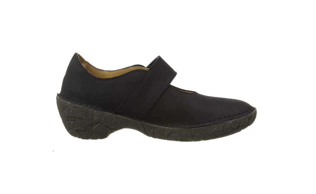 El Naturalista Warao 5780 Black Mary Jane Velcro Made In Spain