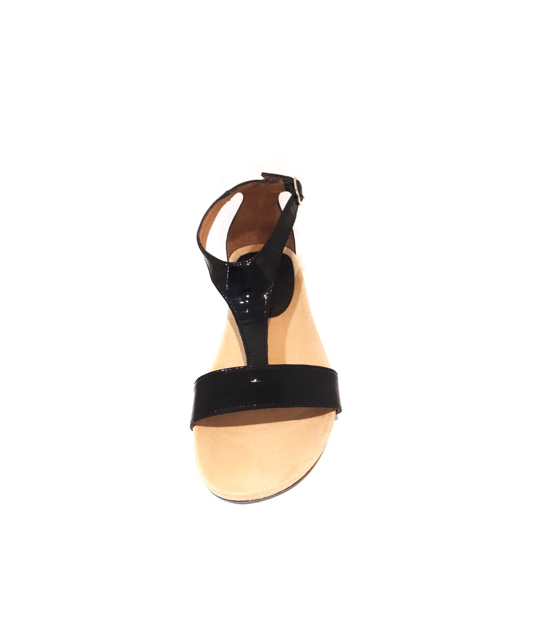 Wonders A-2203 Black Negro Charol Patent Leather Wedge Made In Spain