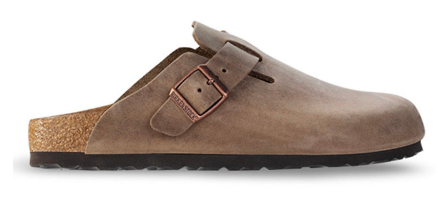 Birkenstock Boston Tabacco Brown Oiled Clog Made In Germany