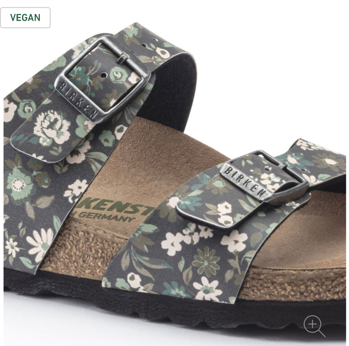 Birkenstock Sydney Magical Flower Dark Teal Birko-Flor Vegan Made In Germany