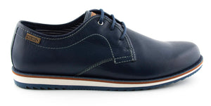 Pikolinos M5A-4138 Nautic Blue 3 Eyelet Mens Shoe Made In Spain