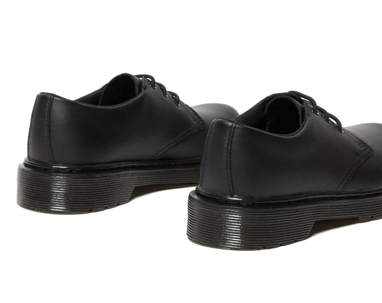 Dr. Martens 1461 Black Mono Junior 3 Eyelet Shoe