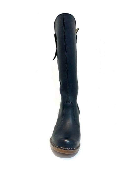 El Naturalista N567 Black Knee High Heel Zip Made In Spain