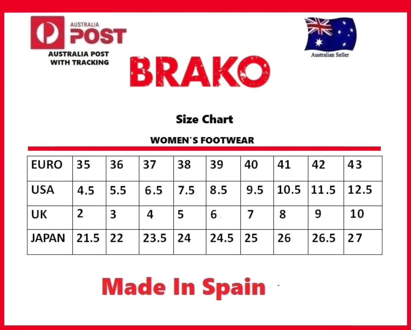 Brako 6480 Rojo Red Rock Bem Leather Court Shoe Made In Spain