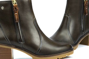 Pikolinos Llanes W7H-8632 Seamoss Zip Ankle Boots Made In Spain