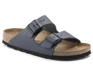 Birkenstock Arizona Blue Smooth Leather Made In Germany