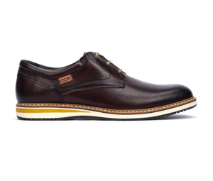 Pikolinos Avila M1T-4050 Olmo Brown 3 Eyelet Shoe Made In Spain