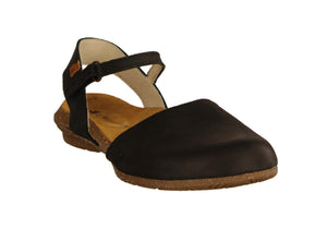 El Naturalista N412 Black Flats Sandals Made In Spain