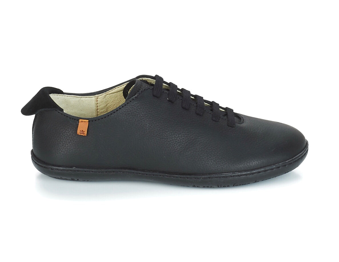 El Naturalista N296 Black El Viajero Lace Up 6 Eyelet Shoe Made In Spain