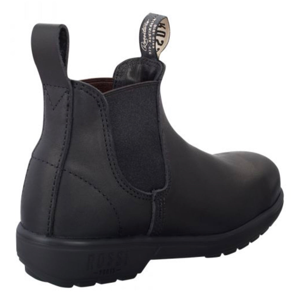 Rossi Boots Apollo 701 Black Steel Toe Chelsea Boot