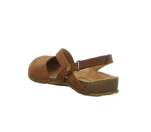 El Naturalista 5813 Panglao Wood Light Tan Pleasant Flats Made In Spain