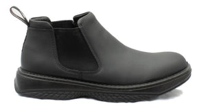 Redback Retro RRBN Black Nappa Matte Soft Toe Chelsea Boot Made In Australia