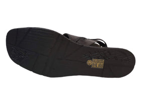 Martini Marco T0308 Black Nero Women's Flats Sandals Made In Romania