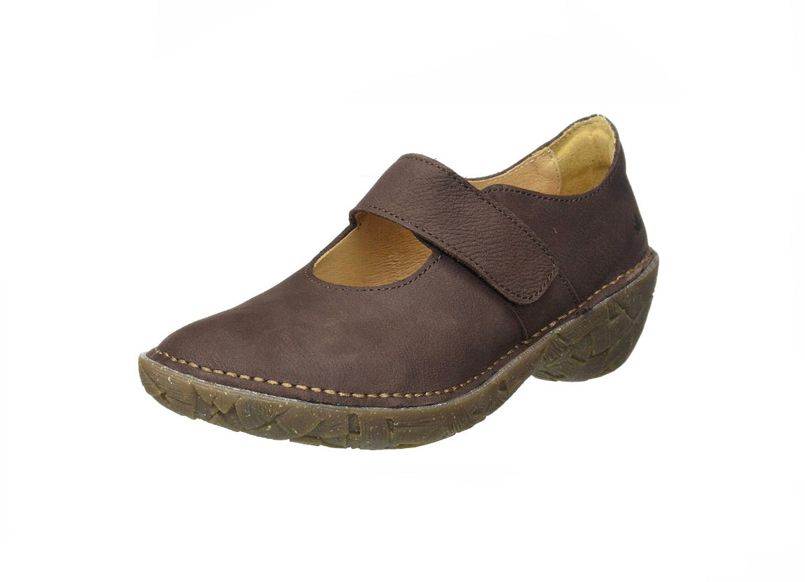 El Naturalista Warao 5780 Brown Mary Jane Velcro Made In Spain