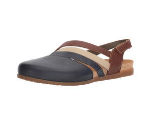 El Naturalista NF45 Zumaia Ocean Mixed Closed Toe Flats Made In Spain