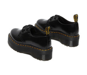 Dr. Martens Holly Black Buttero Platform 2 Eyelet Shoe