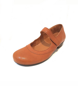 Brako 6480 Cuero Light Tan Rock Bem Leather Court Shoe Made In Spain