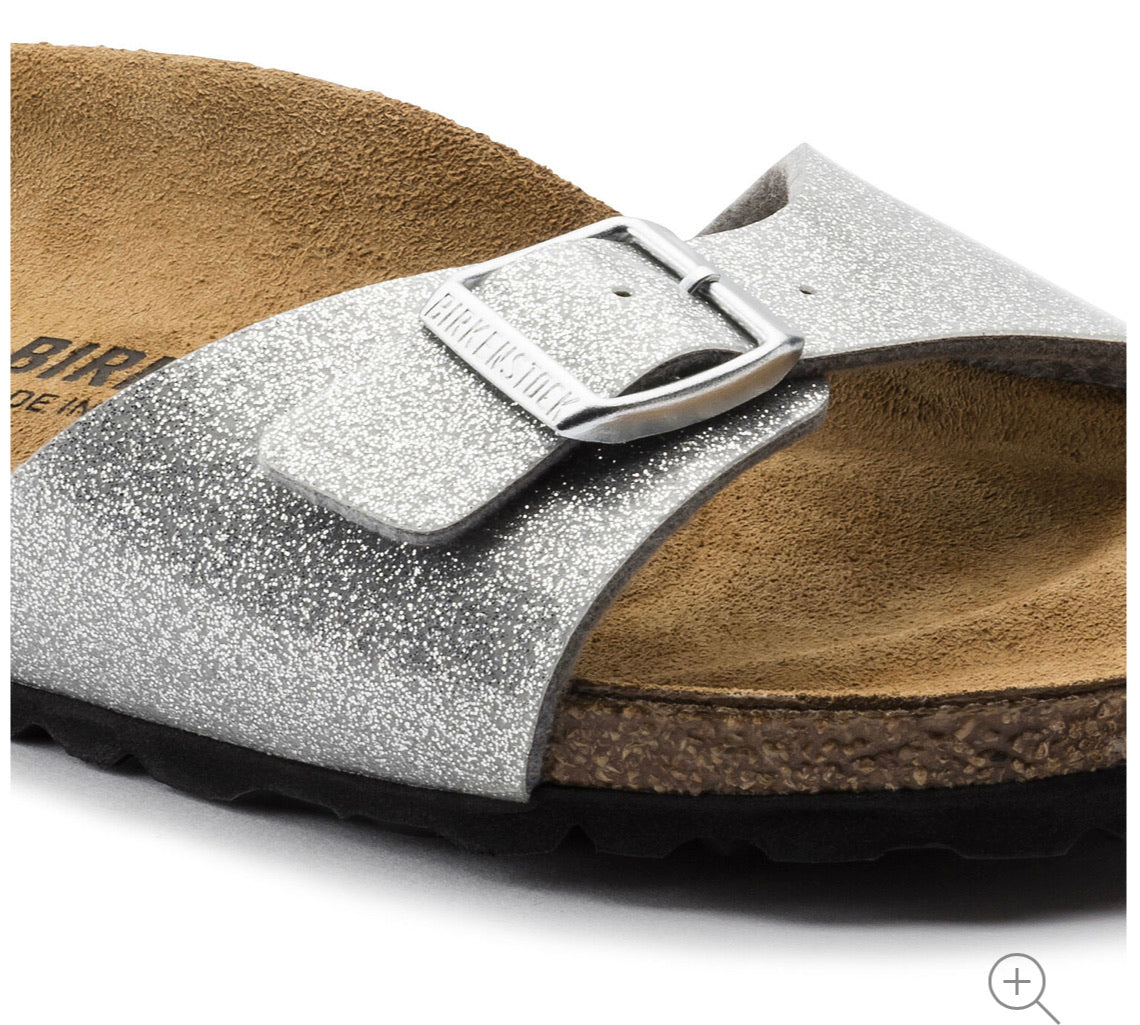 Birkenstock Madrid Magic Galaxy Silver Birko-Flor Made In Germany