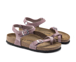 Birkenstock Taormina Lavender Blush Oiled Leather Made In Germany