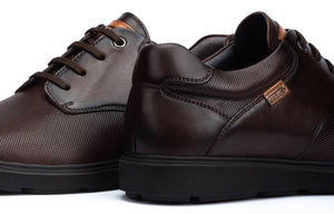 Pikolinos Durango M8S-4014 Olmo Brown 4 Eyelet Shoe Made In Spain