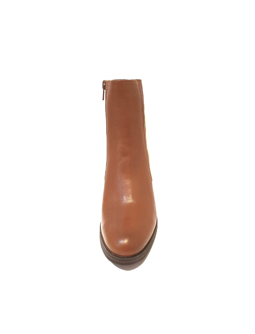 Wonders M-2505 Cuero Gonzalo Light Tan Zip Ankle Boot Made In Spain