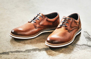 Pikolinos Avila M1T-4050 Brandy Light Tan 3 Eyelet Shoe Made In Spain