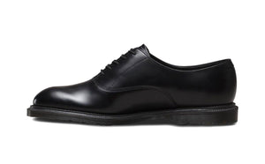 Dr. Martens Fawkes Black Polished Smooth 5 Eyelet Shoe