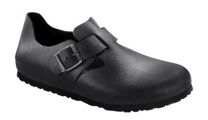 Birkenstock London Oiled Leather Black Classic Footbed