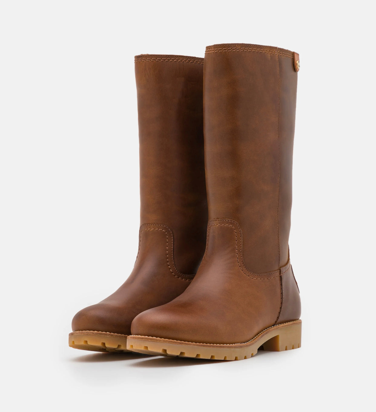 Panama Jack Bambina Pull Up Camel Igloo Trav B7 Sheepskin Waterproof Mid Calf Boot Made In Spain