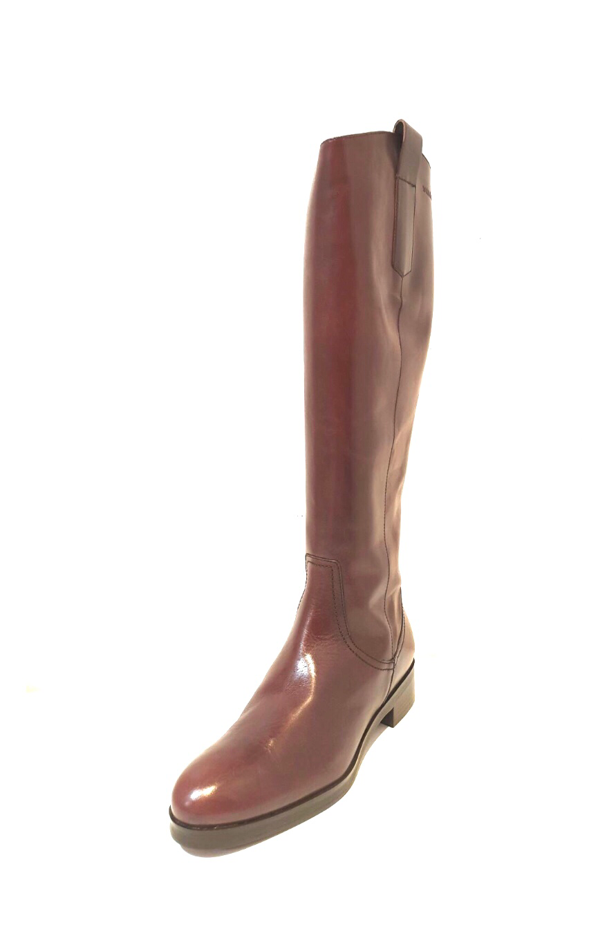 Wonders C-4137 Sierra Testa Brown Knee High Zip Boots Made In Spain